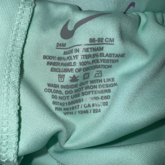 Nike Girls 24 Months Mint Green Skort - Picture 4 of 4